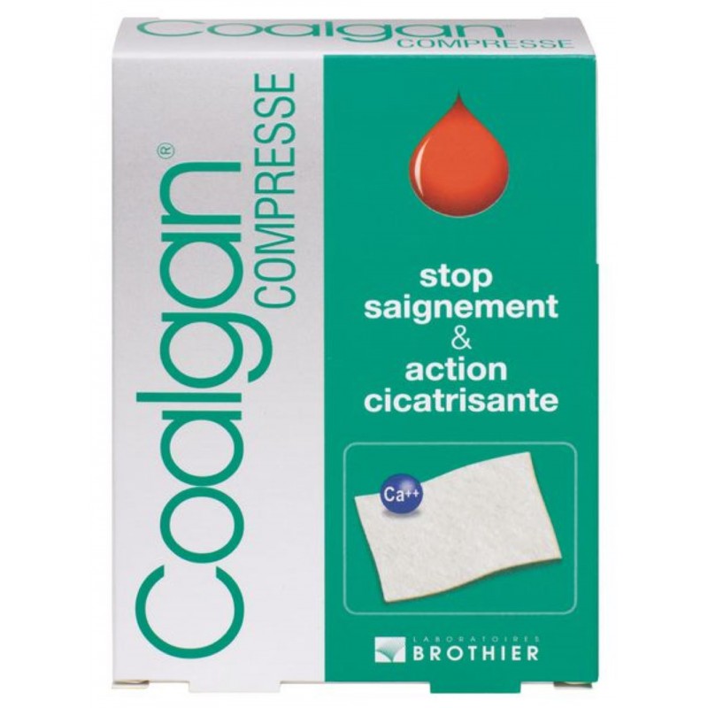 Mèche anti coagulante pour plaie hémorragique